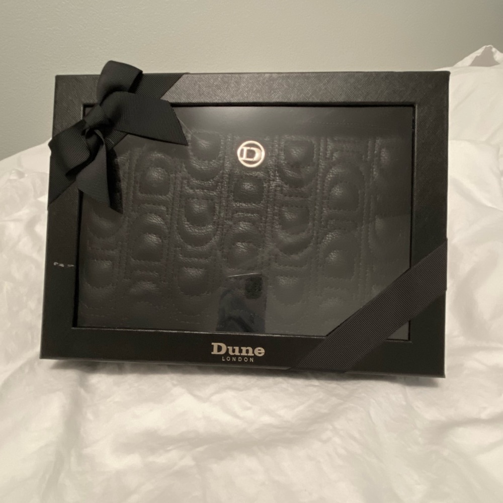 GREAT GIFT! Dune London Clutch, Credit Card Holder and Gift Box